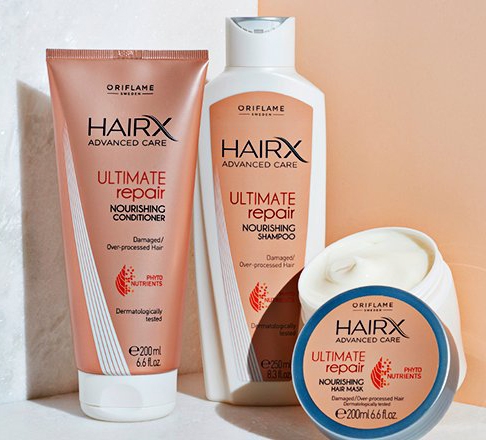 dòng chăm sóc tóc hư tổn HairX Advanced Care Ultimate Repair Nourishing 2