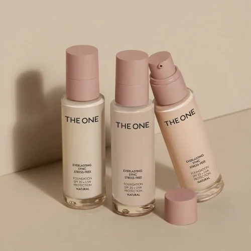 kem nền của oriflame the one Everlasting Sync Stress Free Foundation SPF 20 + UVA protection Natural