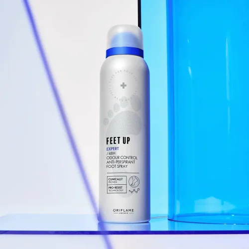 xịt khử mùi chân oriflame Feet Up Expert 48H Odour Control Anti perspirant Foot Spray 46982 150ml